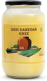 Country Delight Cow Ghee | Pure Desi Danedar Cow Ghee | Authentic Granular Texture, Naturally Aromatic | Premium Quality Ghee for Cooking & Wellness | 900 ML